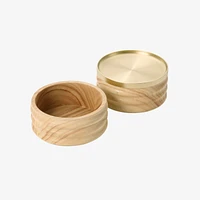 Boîte à bijoux en bois naturel Tesora Umbra