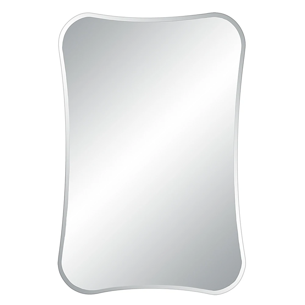 Kalmia 36" Tall Rectangular Irregular Mirror