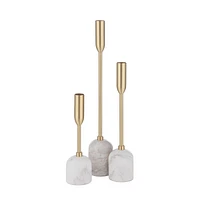 Marchesa Set Of 3 Tapered Candle Holder