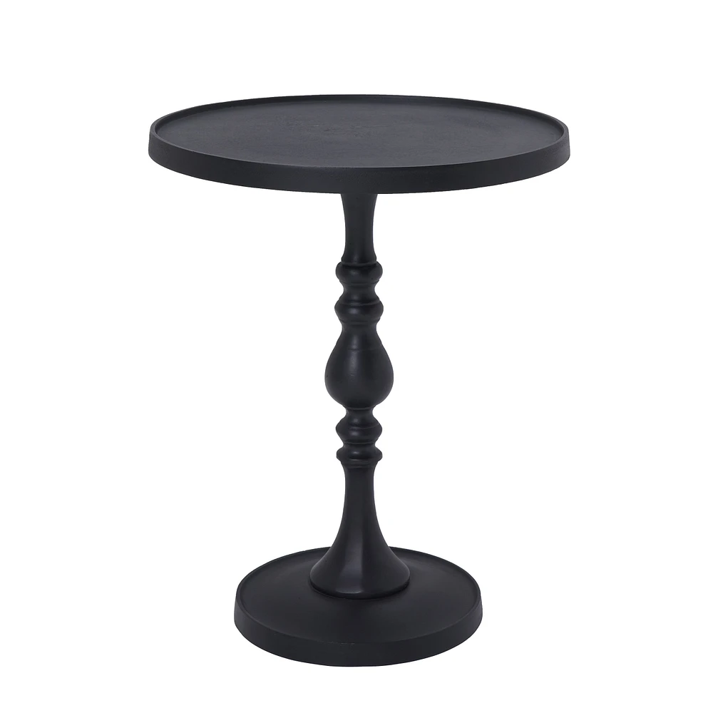 Table d'appoint Yates aluminium noire