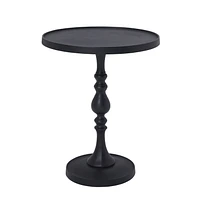 Table d'appoint Yates aluminium noire