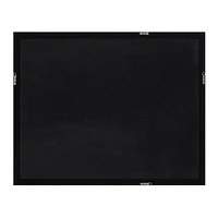 Mica 45" Wide Wall Art with Wood Frame, Painted Black