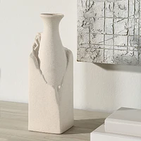 Vase « Adonia » en céramique blanc