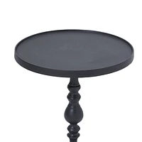 Table d'appoint Yates aluminium noire