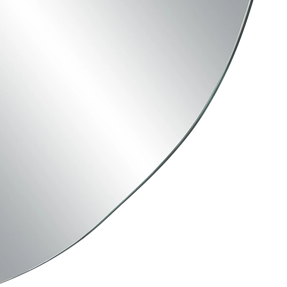 Lunaria 45" Tall Irregular Round Mirror