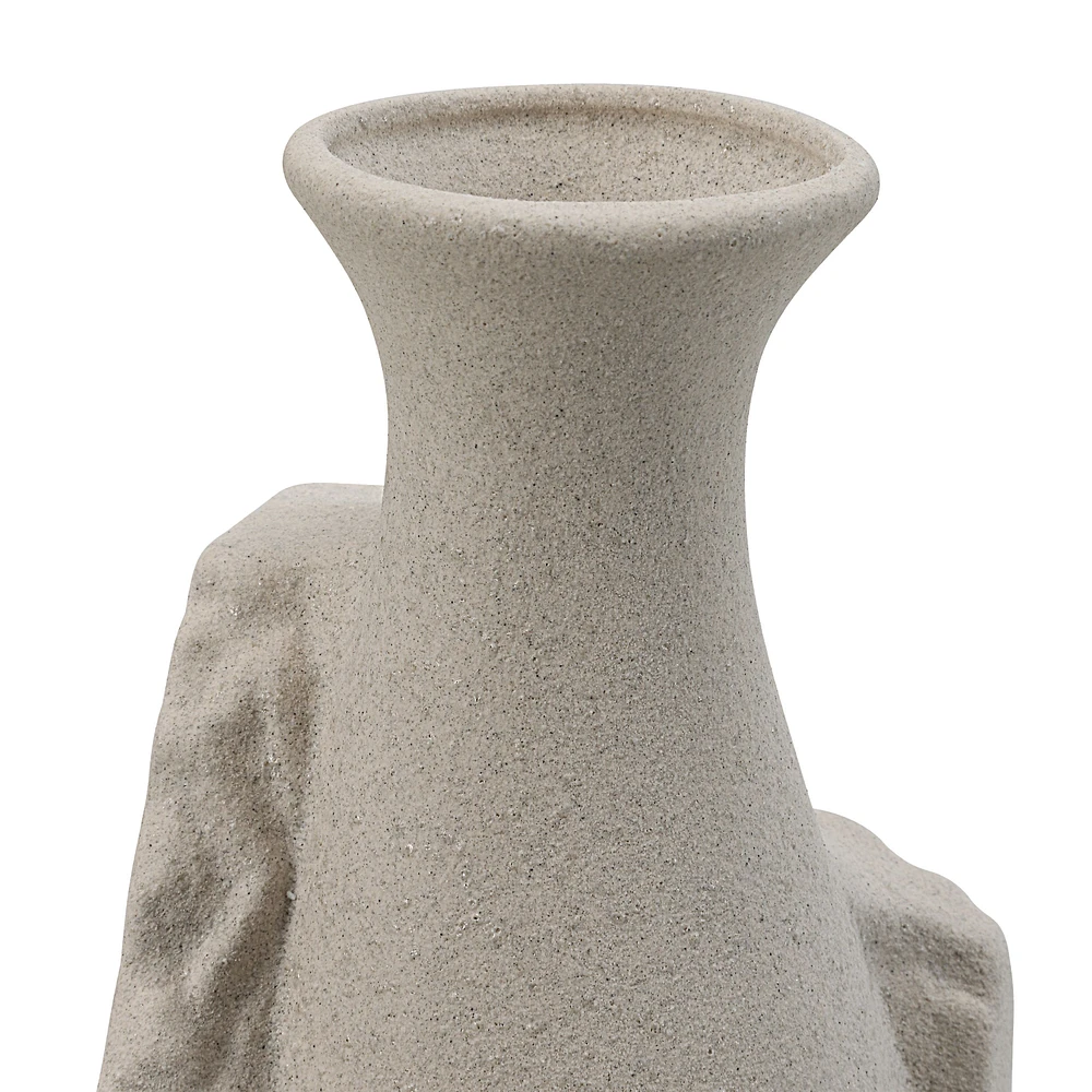 Vase « Adonia » en céramique blanc