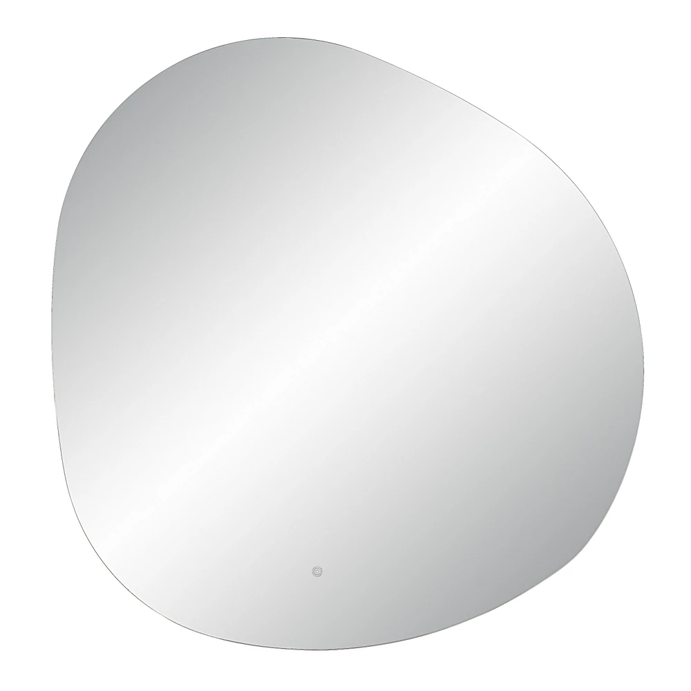 Terni 45" Tall Irregular LED Mirror, Clear