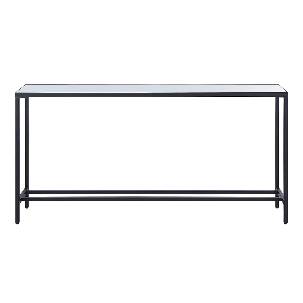 Table Console Bodin en Fer Noir