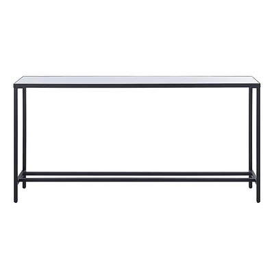 Table Console Bodin en Fer Noir