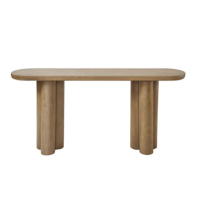 Table console « Ramona » en bois de manguier