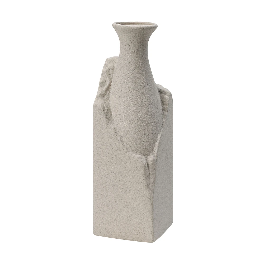 Vase « Adonia » en céramique blanc