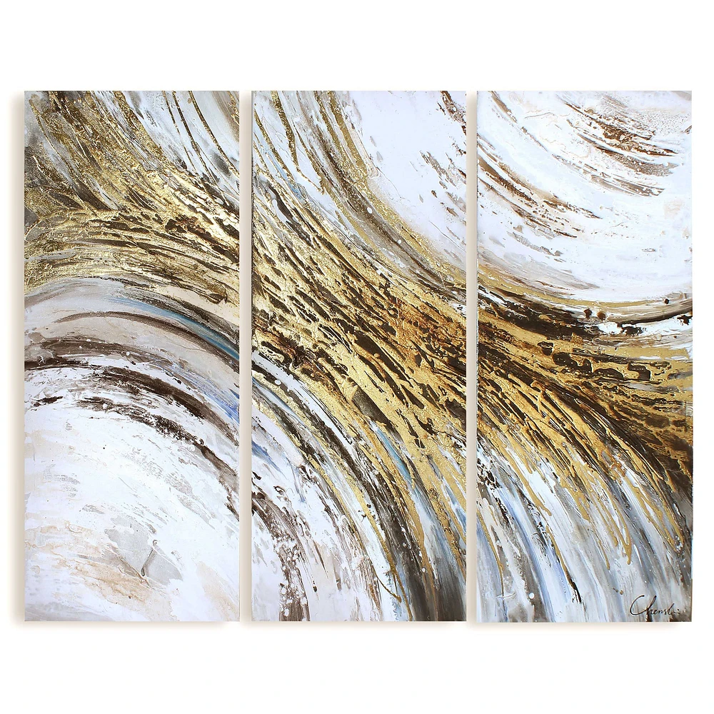 Indroduction Set of 3 Hand Painted Canvas