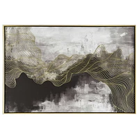Golden Path Framed Canvas