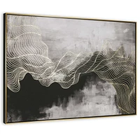 Golden Path Framed Canvas