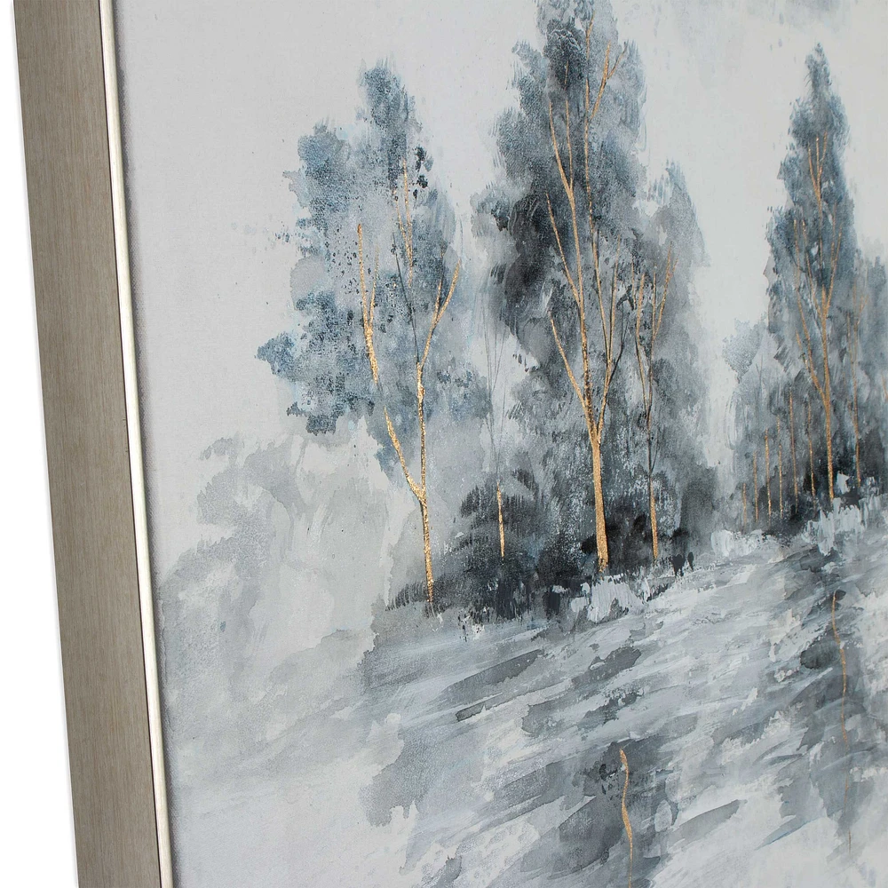 Winter's Woods Hand Painted Canvas