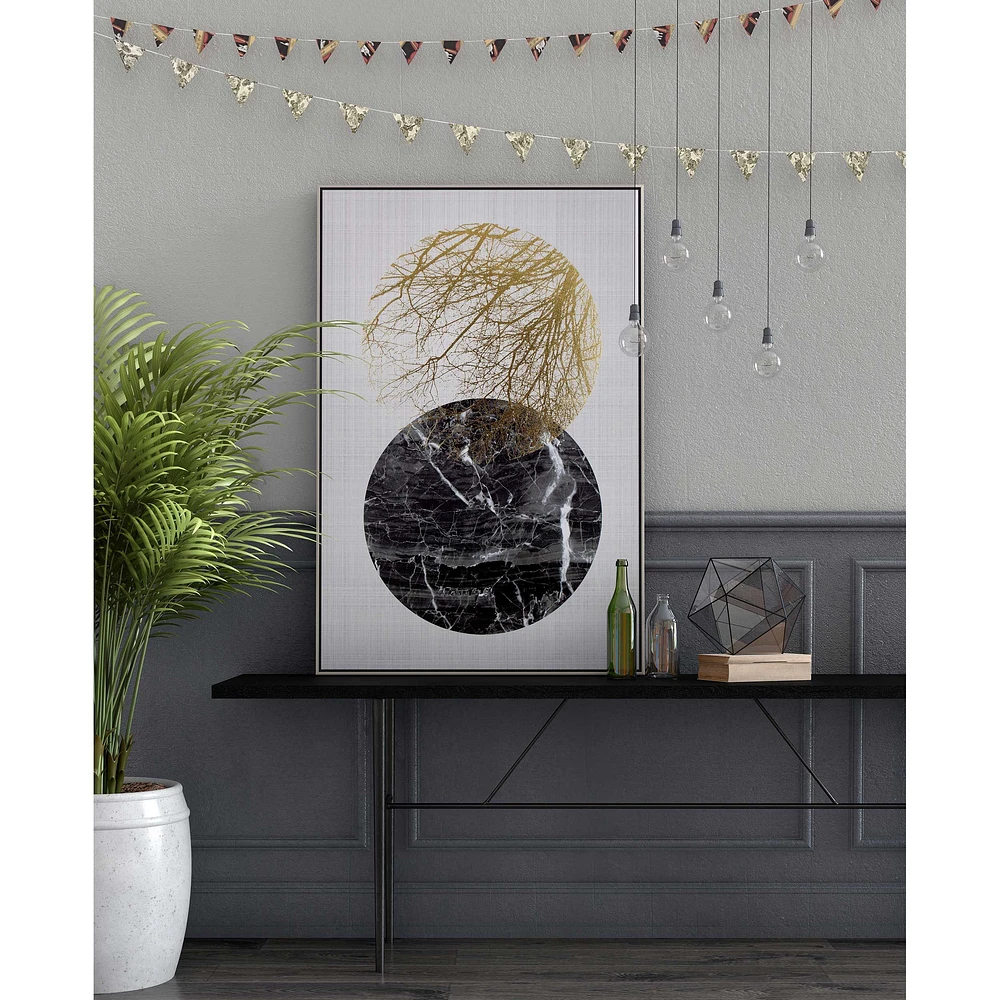 Lunar Framed Canvas