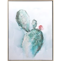 Giclée sur toile peinte à la main « Desert Bloom »