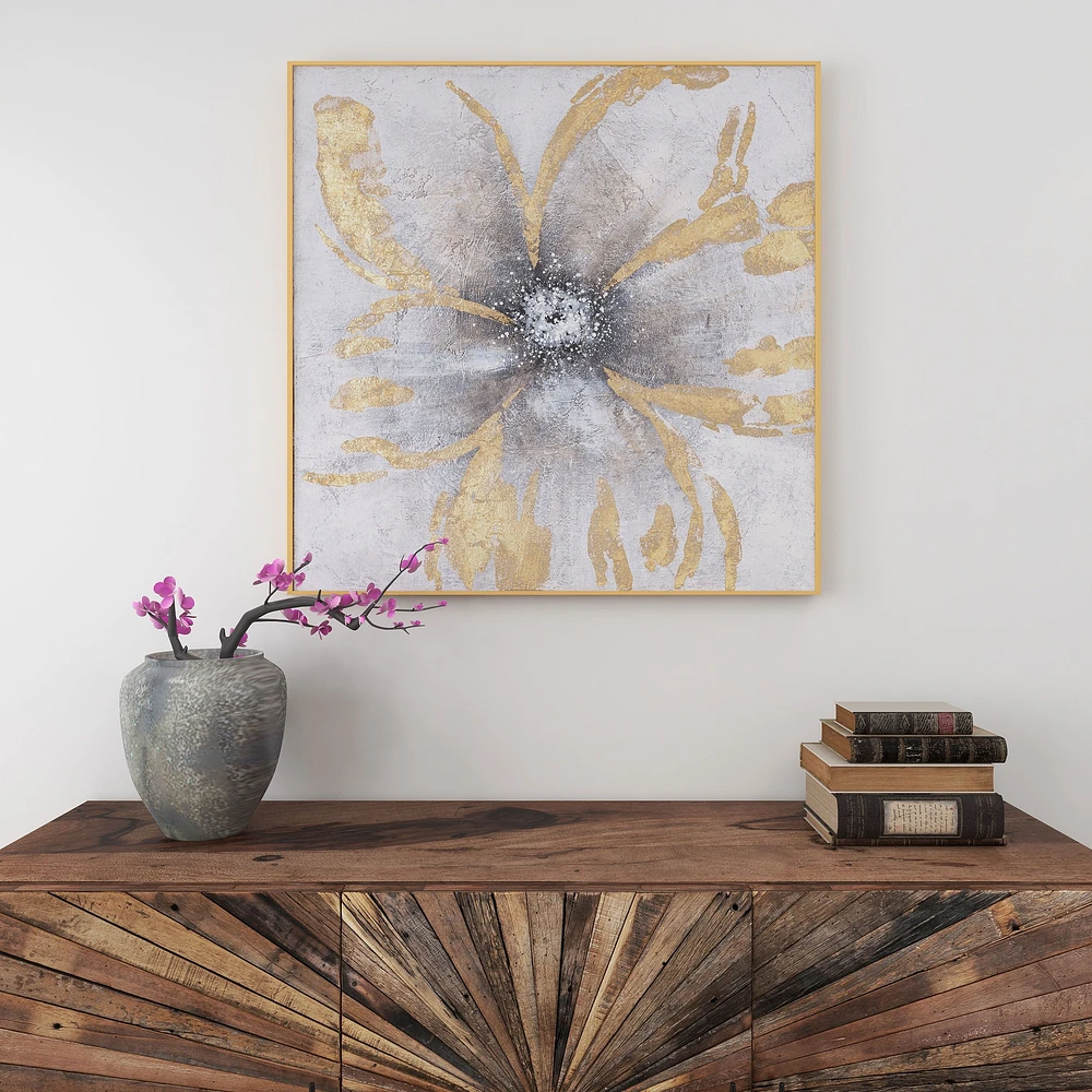 Brilliant Blossom Hand Painted Canvas