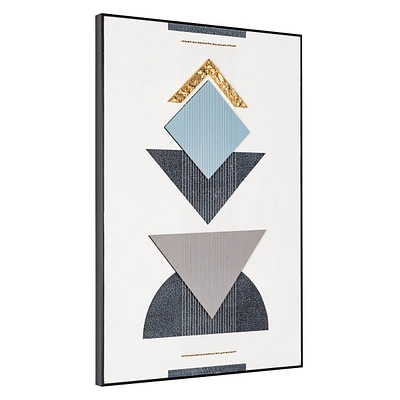 Semblance Modern Geometric Shadow Box