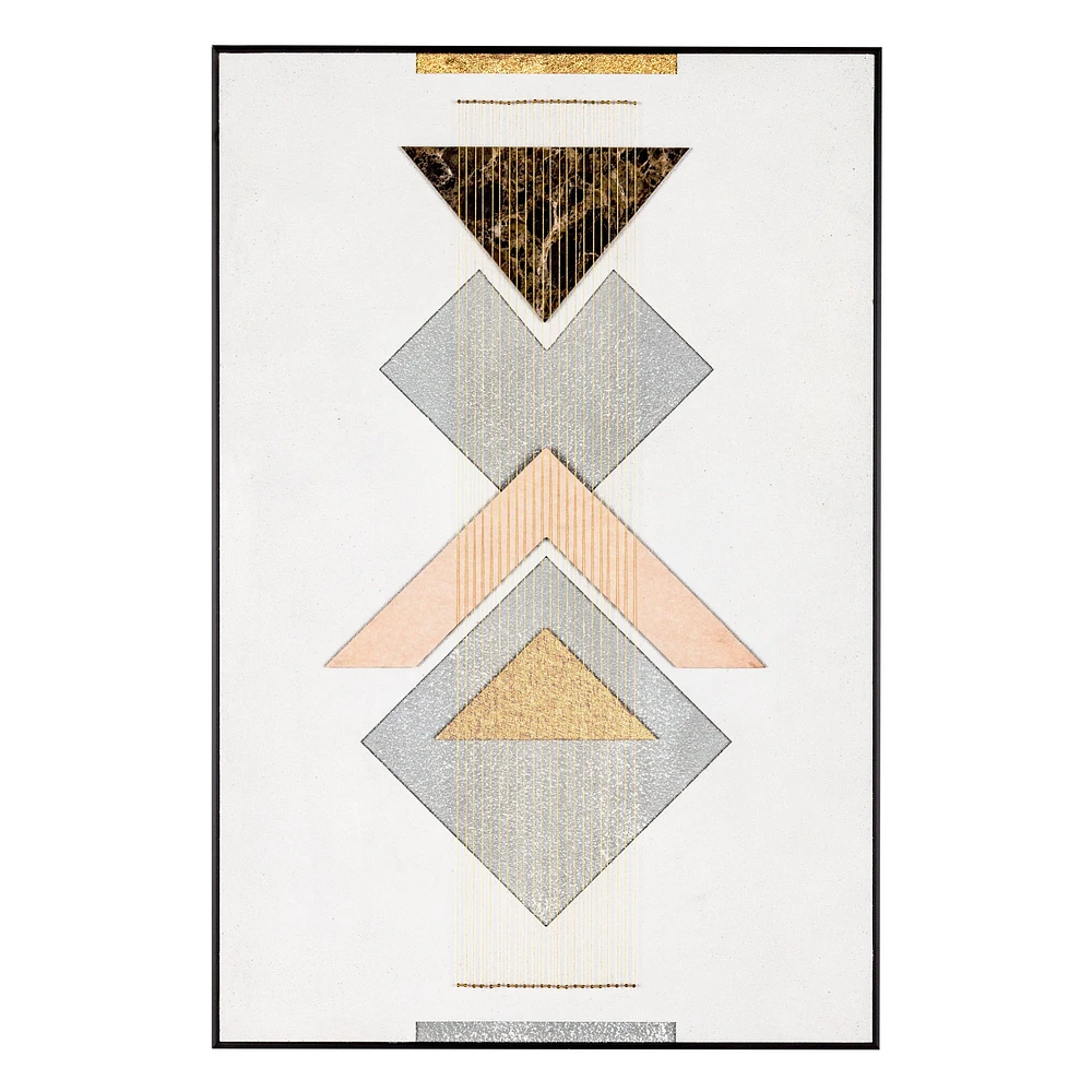 Ternion Modern Geometric Shadow Box