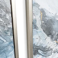 Set of 3 Mystic Mistral Hand Painted Triptych Canvas