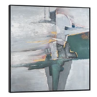 Malachite Hand Painted Canvas