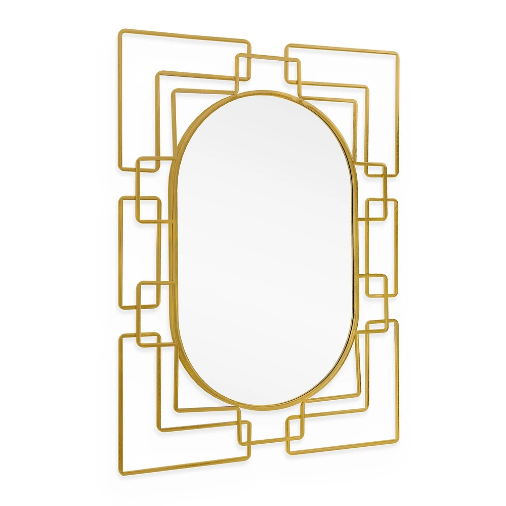 Deanna Gold Metal Mirror