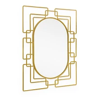 Deanna Gold Metal Mirror