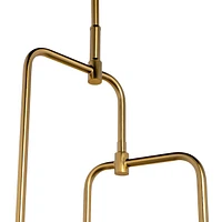 Chandler 3 Light Brass Metal Pendant