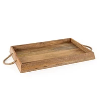 Set of 2 Caydence Rectangle Wood Trays