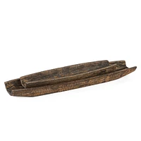 Set of 2 Colbie Wood Boat Trays