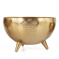 Yasmeen Gold Metal Planter Bowls Set of 3