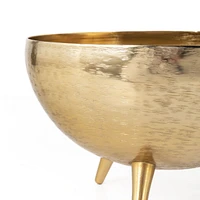 Yasmeen Gold Metal Planter Bowls Set of 3