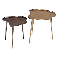 Evianna Large Gold Side Table
