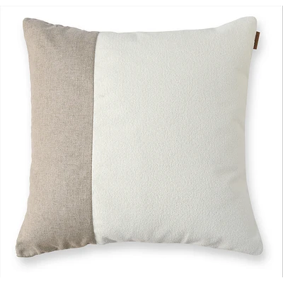 Dueto Cushion, 24" - Parchment/Cloud