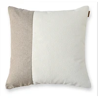 Dueto Cushion, 24" - Parchment/Cloud