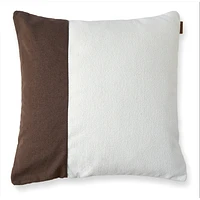 Dueto Cushion, 24" - Espresso/Cloud