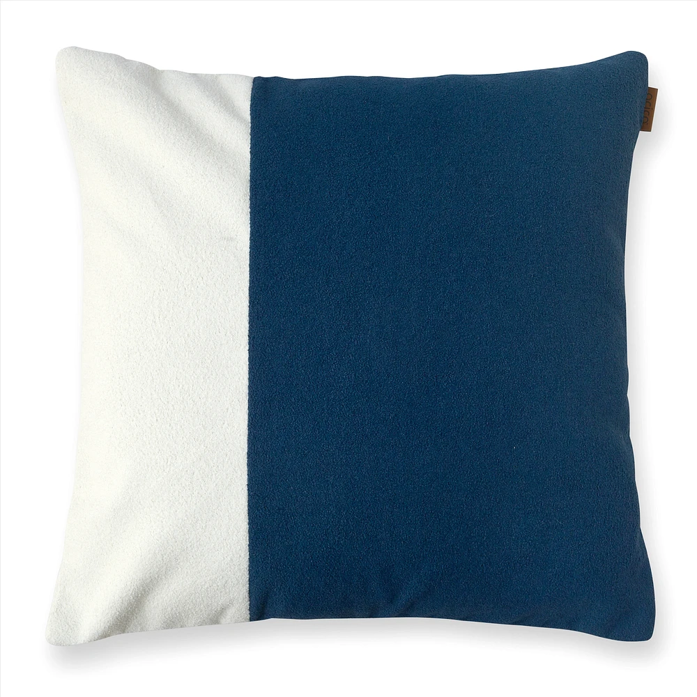 Linea Cushion, 20" - Cloud/Ocean