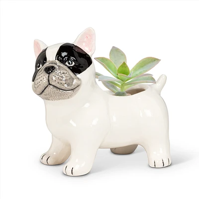 Boston Terrier Planter