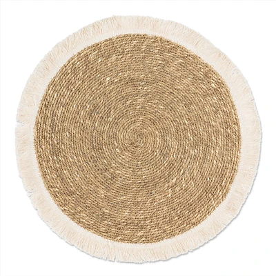 Fringed Round Placemat