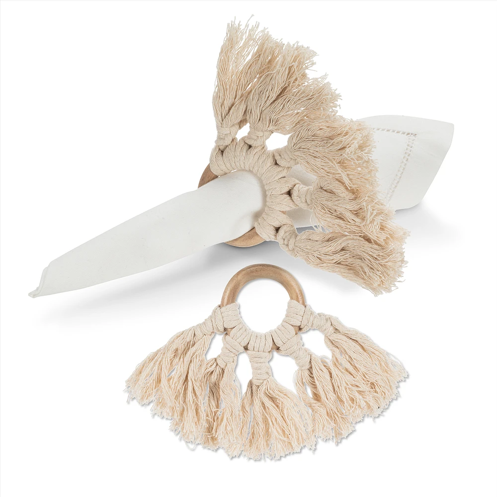 Fringed Napkin Ring