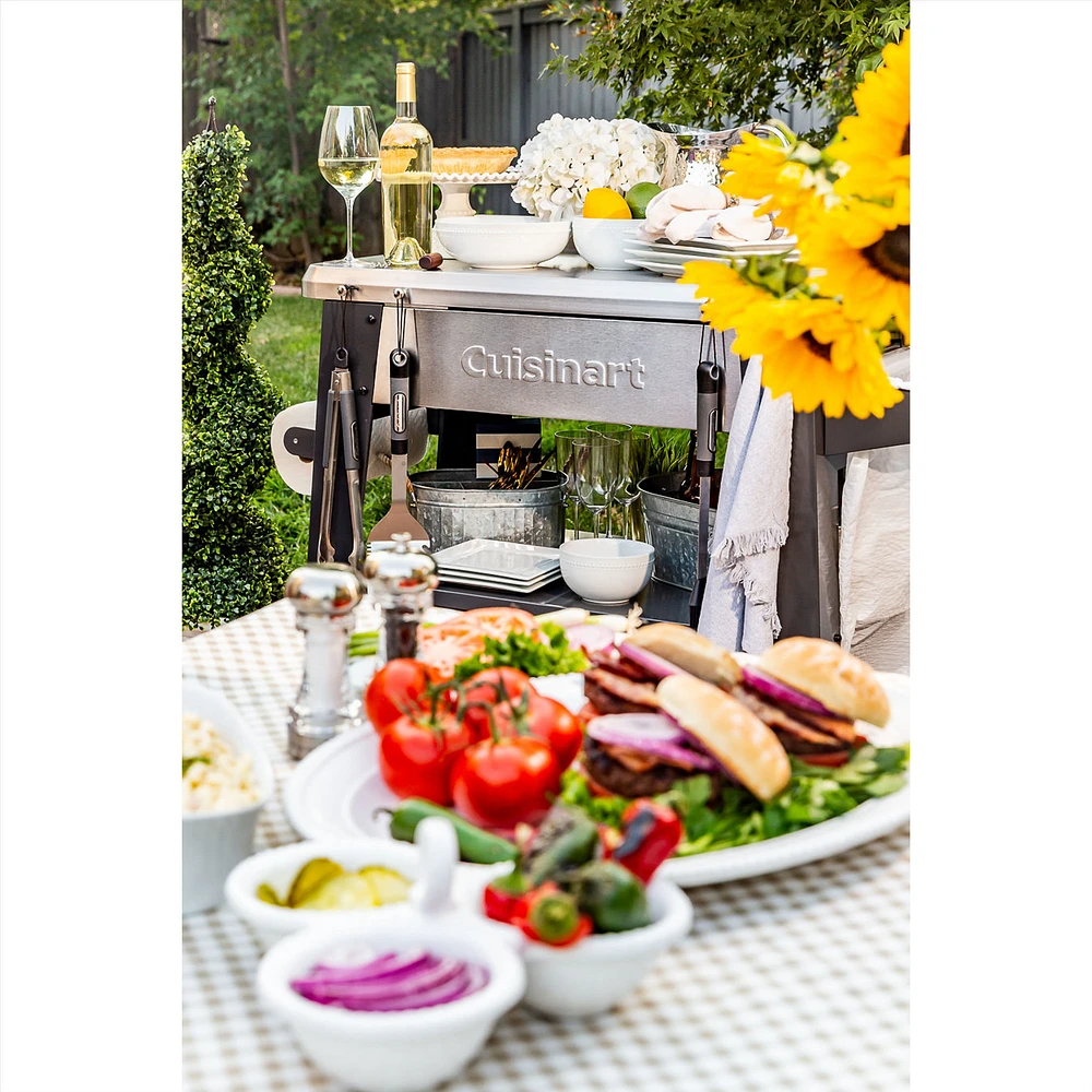 Cuisinart Outdoor Stainless Steel Prep Table