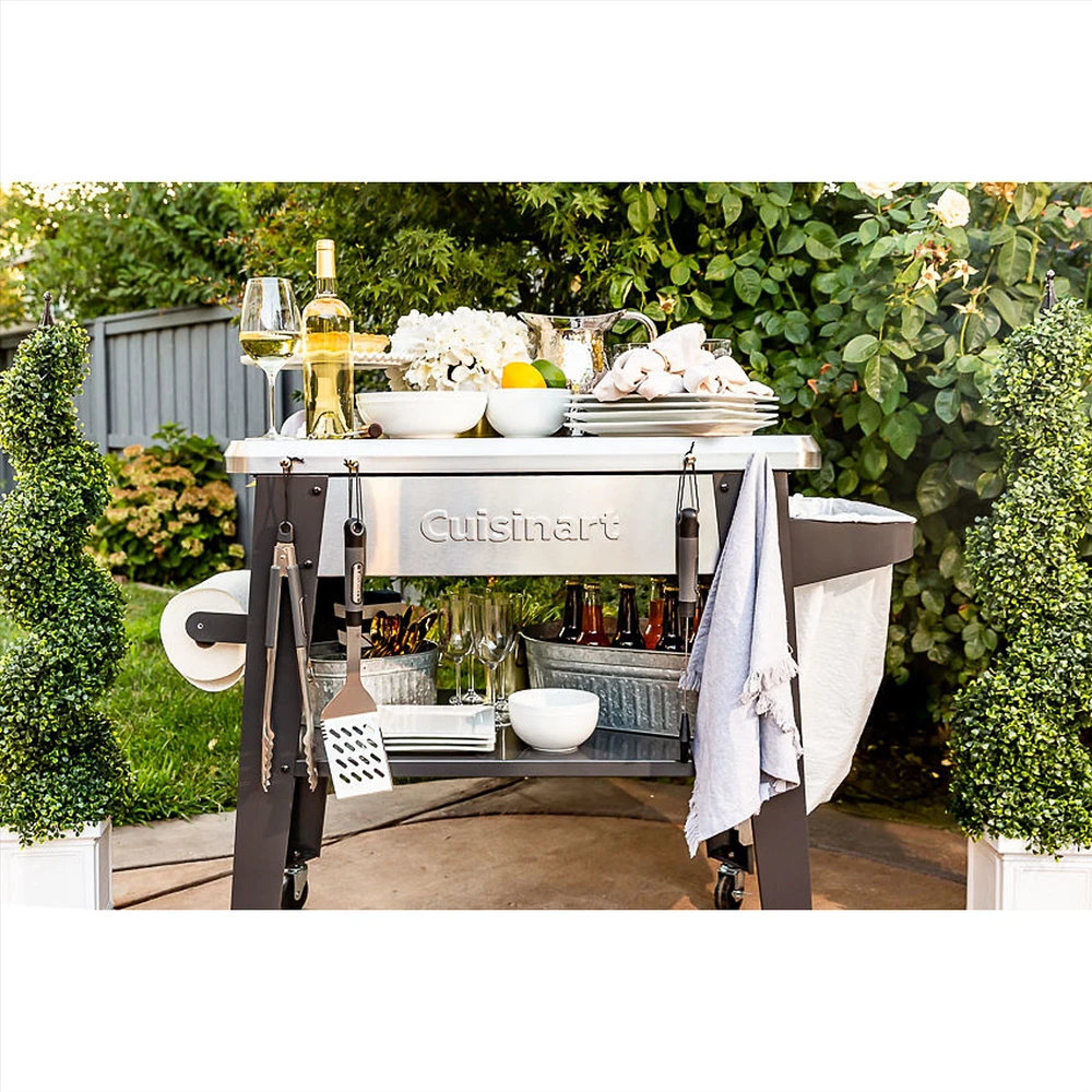 Cuisinart Outdoor Stainless Steel Prep Table