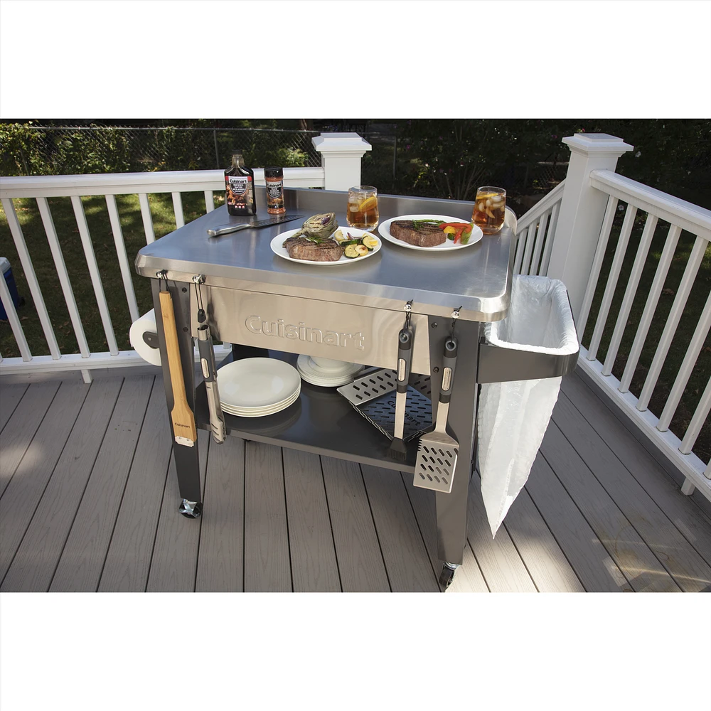 Cuisinart Outdoor Stainless Steel Prep Table