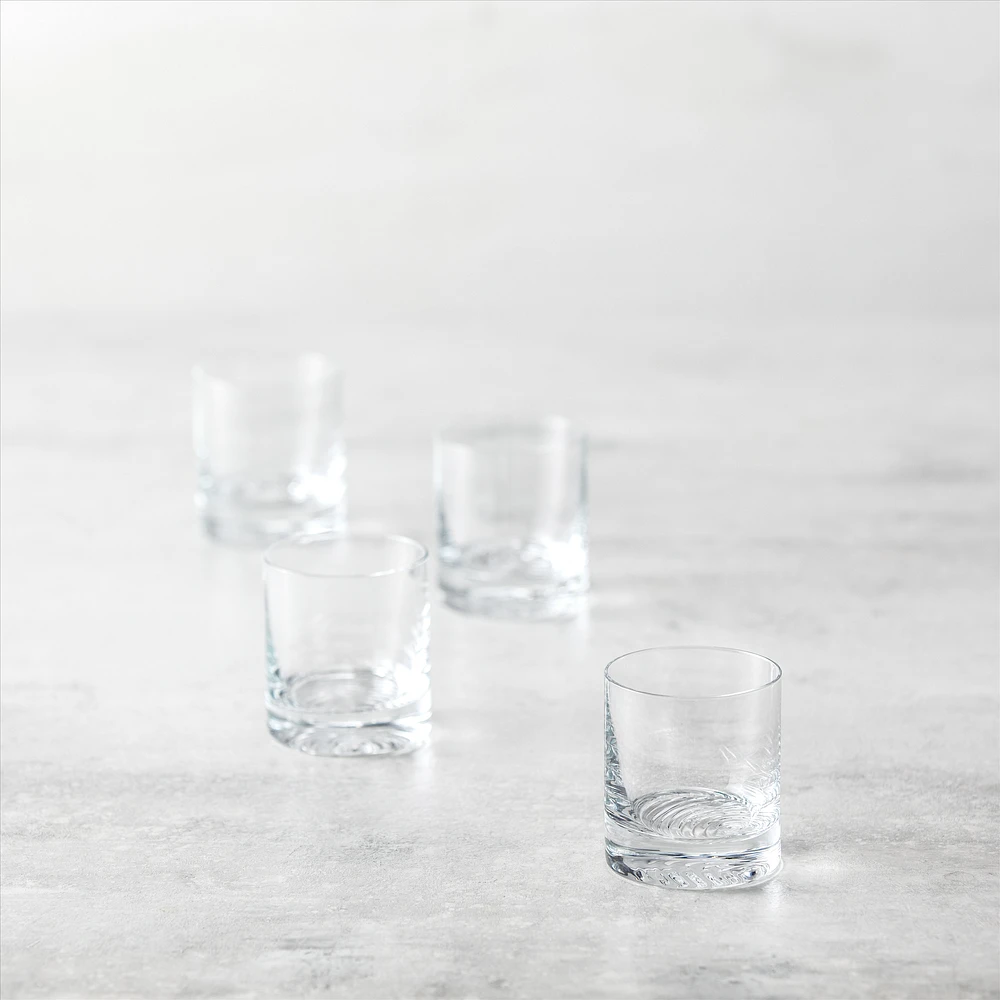 Set of 4 Echo Whisky Glasses by Fortessa