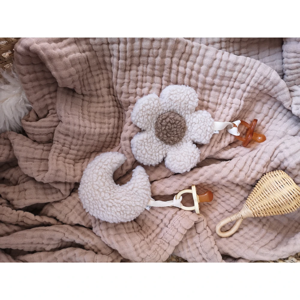 Daisy and Moon Pacifier Clips