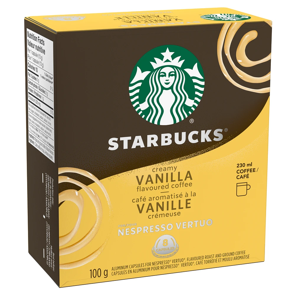 Starbucks® Creamy Vanilla Capsules for Nespresso® Vertuo