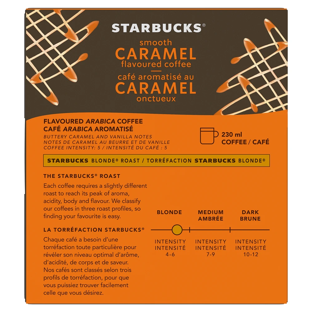 Starbucks® Smooth Caramel Capsules for Nespresso® Vertuo