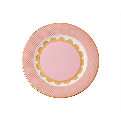 Regency assiette à rebord rose par Maxwell & Williams - 19,5 cm