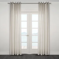 Ortona Wide Semi Sheer Jacquard Grommet Panel